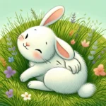 Казка про зайченятка. Маленький білий зайчик