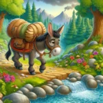 Казка. Сіль і вовна. Урок для ослика