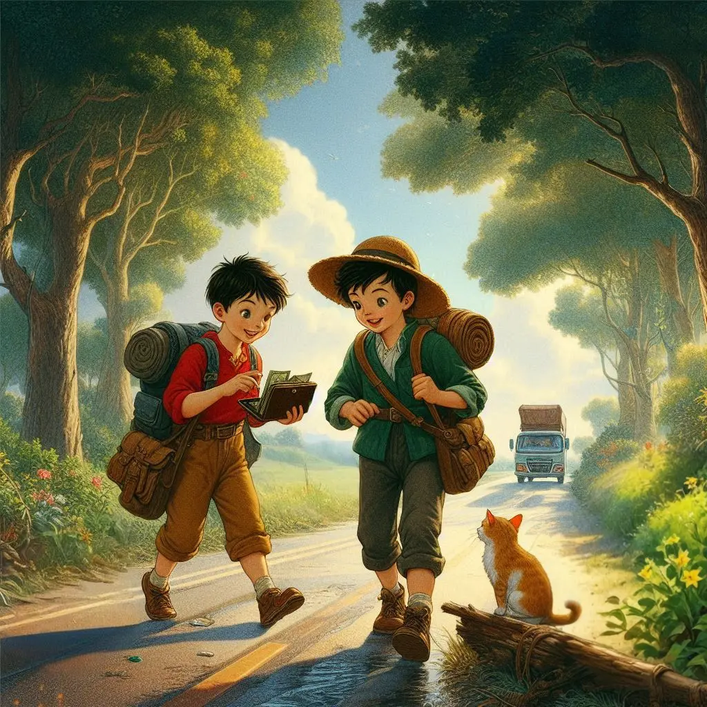 Повчальна казка для дітей. Знайдений гаманець