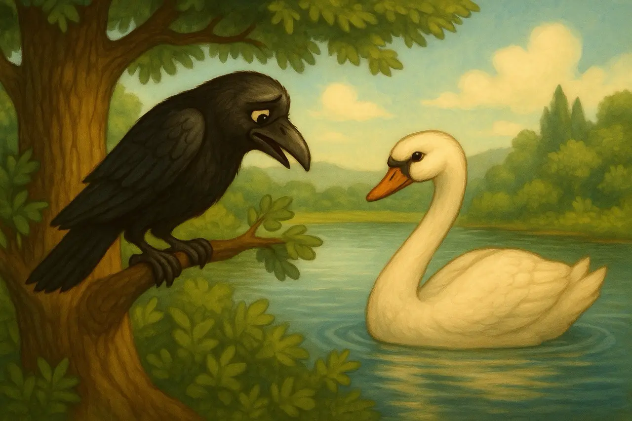 Як Ворон мріяв стати Лебедем