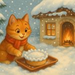 Казка. Як кіт пиріг із снігу пік 1