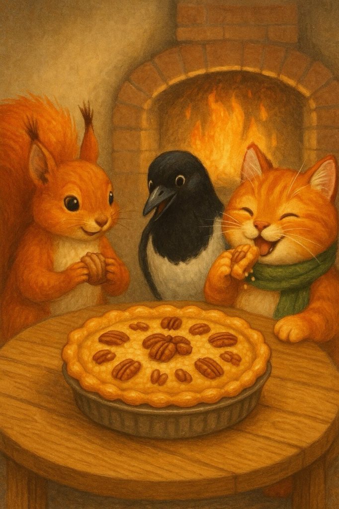 Казка. Як кіт пиріг із снігу пік 3