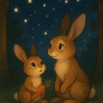 Казка на ніч для дітей. Як зайчик Вуханчик зорі рахував