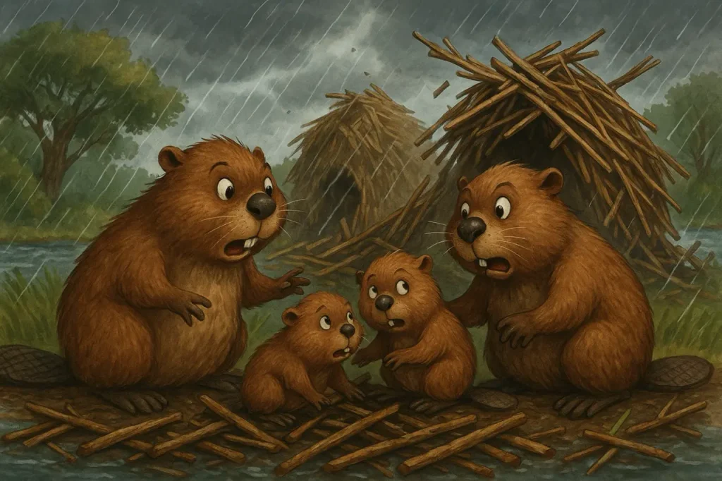 Казка на ніч. Сила сімʼї. Як буря навчила Бім і Бома дружити