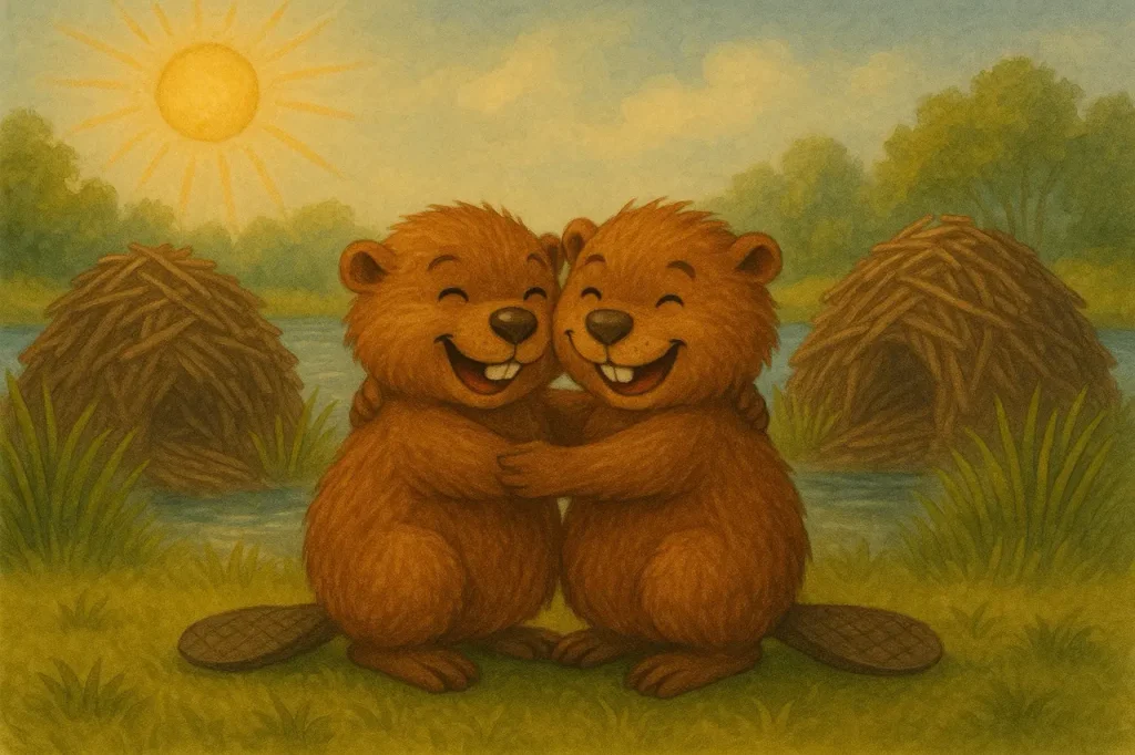 Повчальна казка для дітей. Сила сімʼї. Як буря навчила Бім і Бома дружити