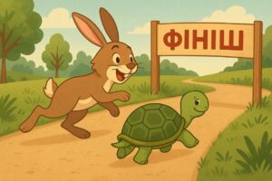 Перегони черепахи й зайця