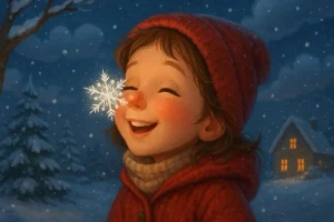 Мій перший сніг: Коротка казка про сніжинку.
