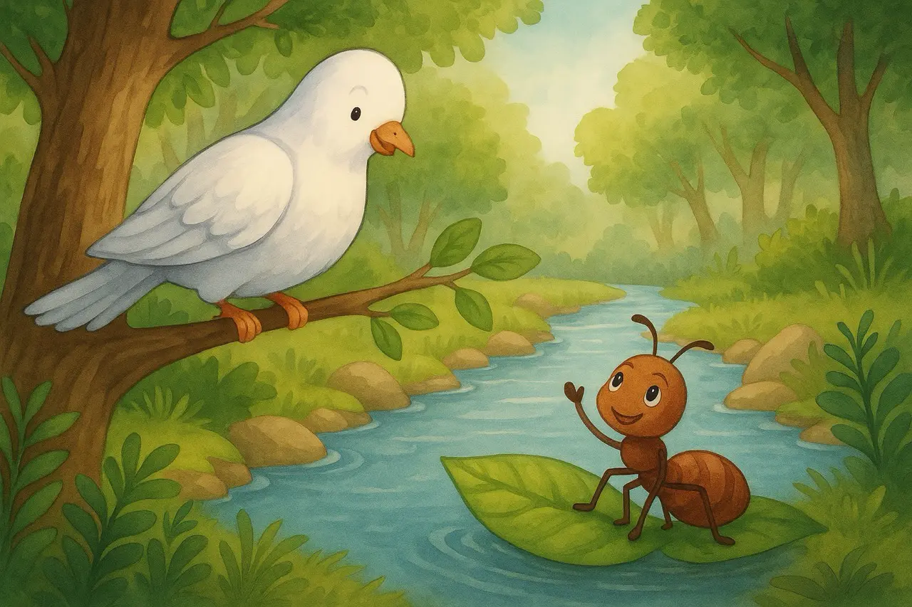 Мурашка та Голубка: Історія про дружбу