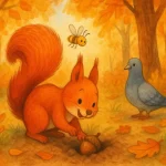 Казка. Куди ж я поділа свій горішок