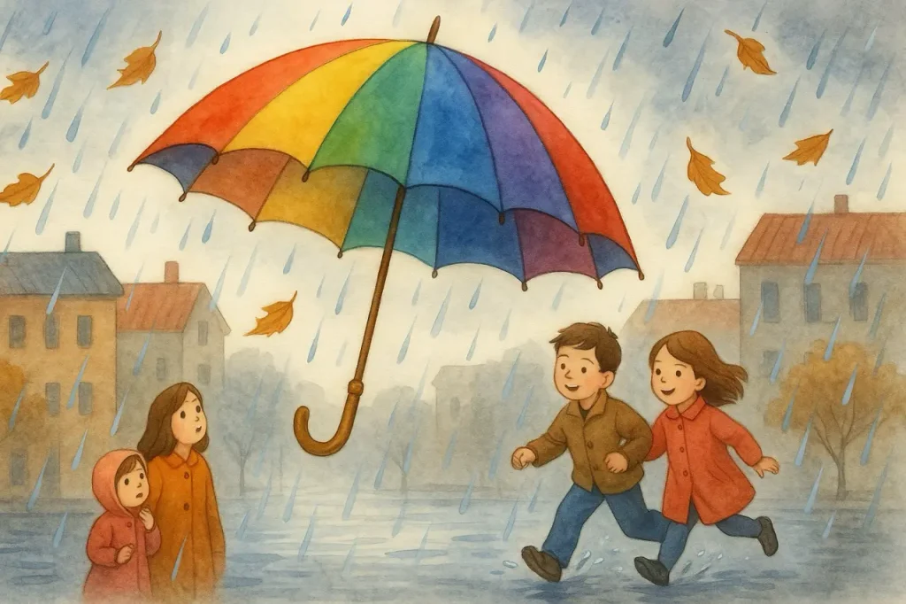 Казка для дітей. Парасолька, що мріяла літати 5