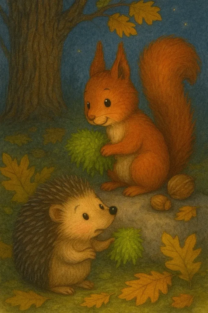 Казка на ніч для дітей. Їжачок, що ніяк не міг заснути 3