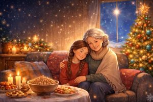 Казка про Різдво. Кутя, ялинка і бабусині обійми