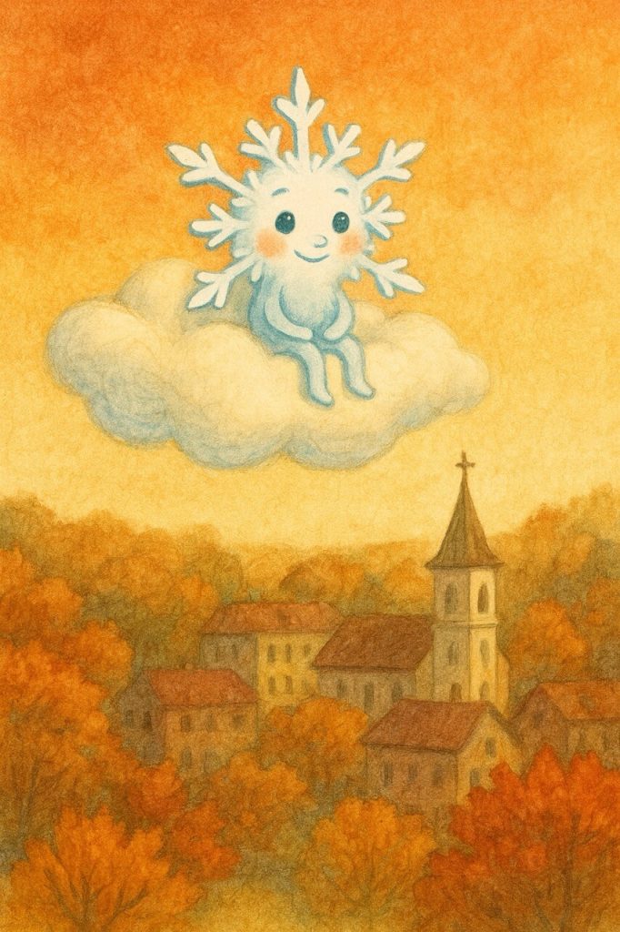 Казка про зиму. Хрустинка перша сніжинка зими.3