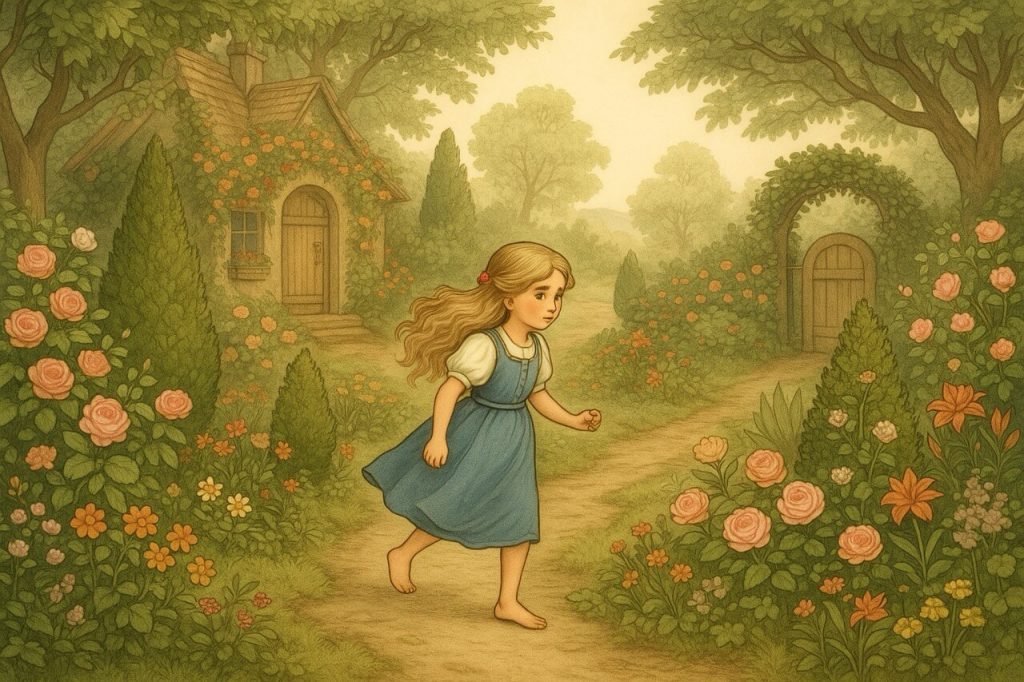 Оповідання третє. Садок жінки, яка знала чари — велике