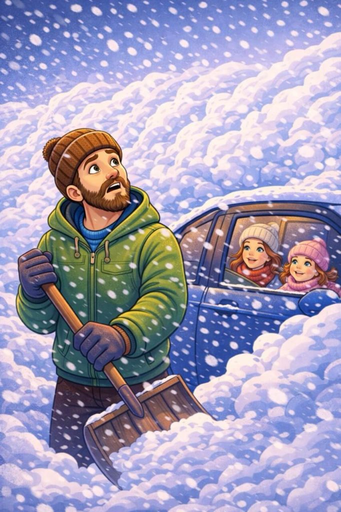 Казка про відважного пса Айса і снігову пригоду 4